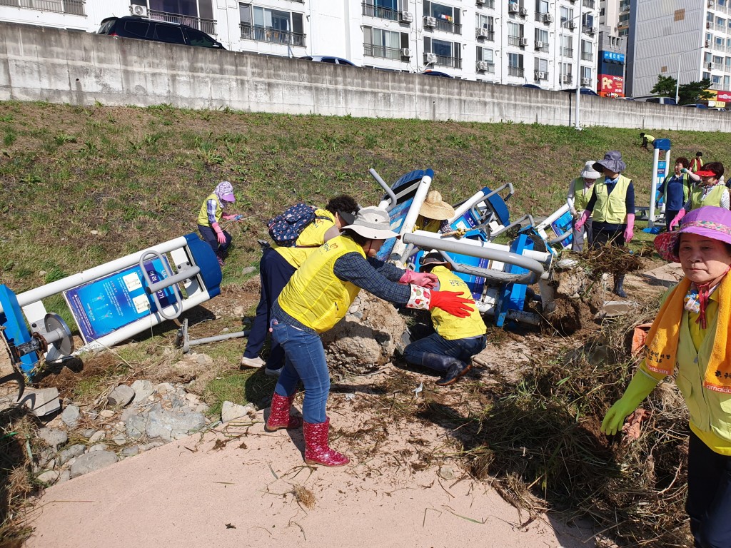 6. 경주시종합자원봉사센터, 태풍‘미탁’피해복구에 구슬땀 (1)