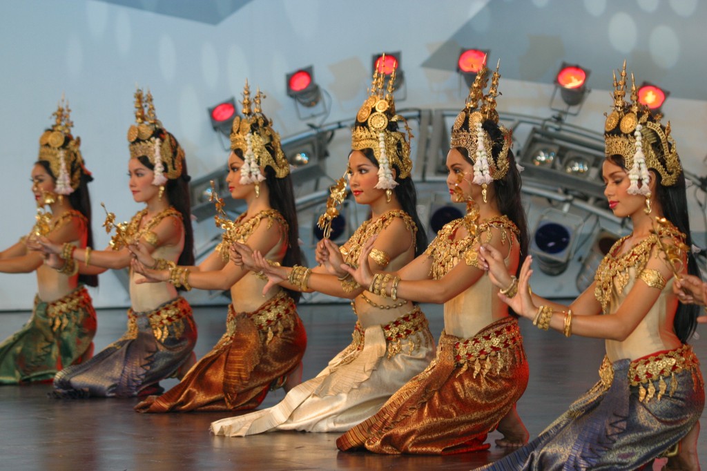 캄보디아 왕립무용단의 공연모습