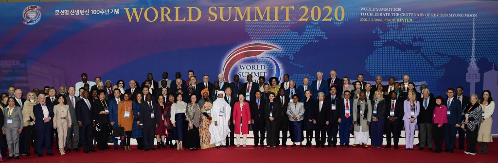 World Summit 2020에 참석한 세계 정상들(2020년 2월 4일 일산 킨텍스)
