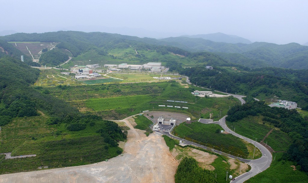 사진 1. 경주 방폐장전경