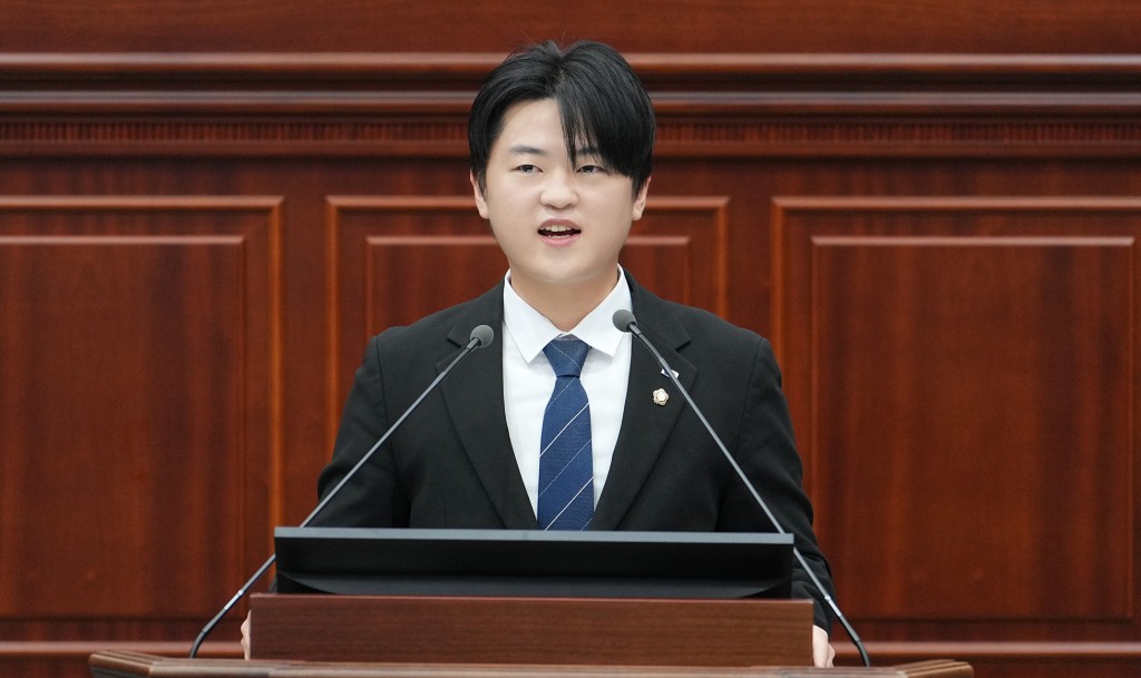 [사진]제301회 경주시의회 제1차 정례회 제1차 본회의 5분자유발언(김경주 의원)